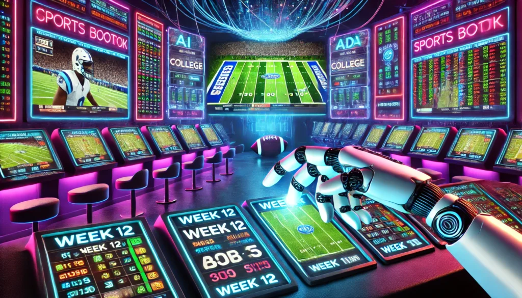 AI’s Gridiron Gamble: Betting Bots Predict Week 12 College Football